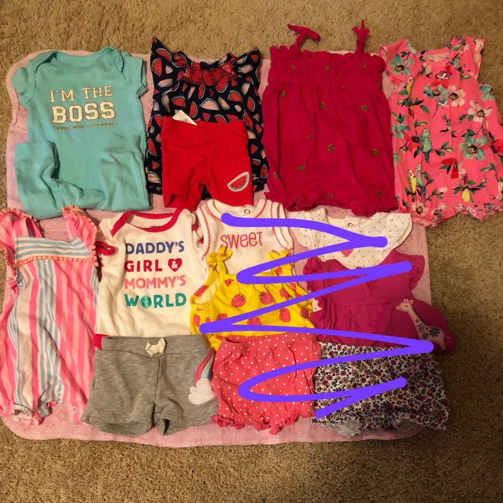 Baby girl Carter’s clothes